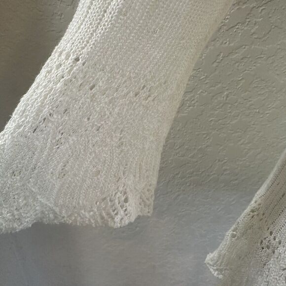 Lauren Ralph Lauren Womens Linen Knit Cardigan Sweater Size Petite Medium PM - Picture 5 of 9